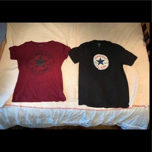 2 converse T shirts